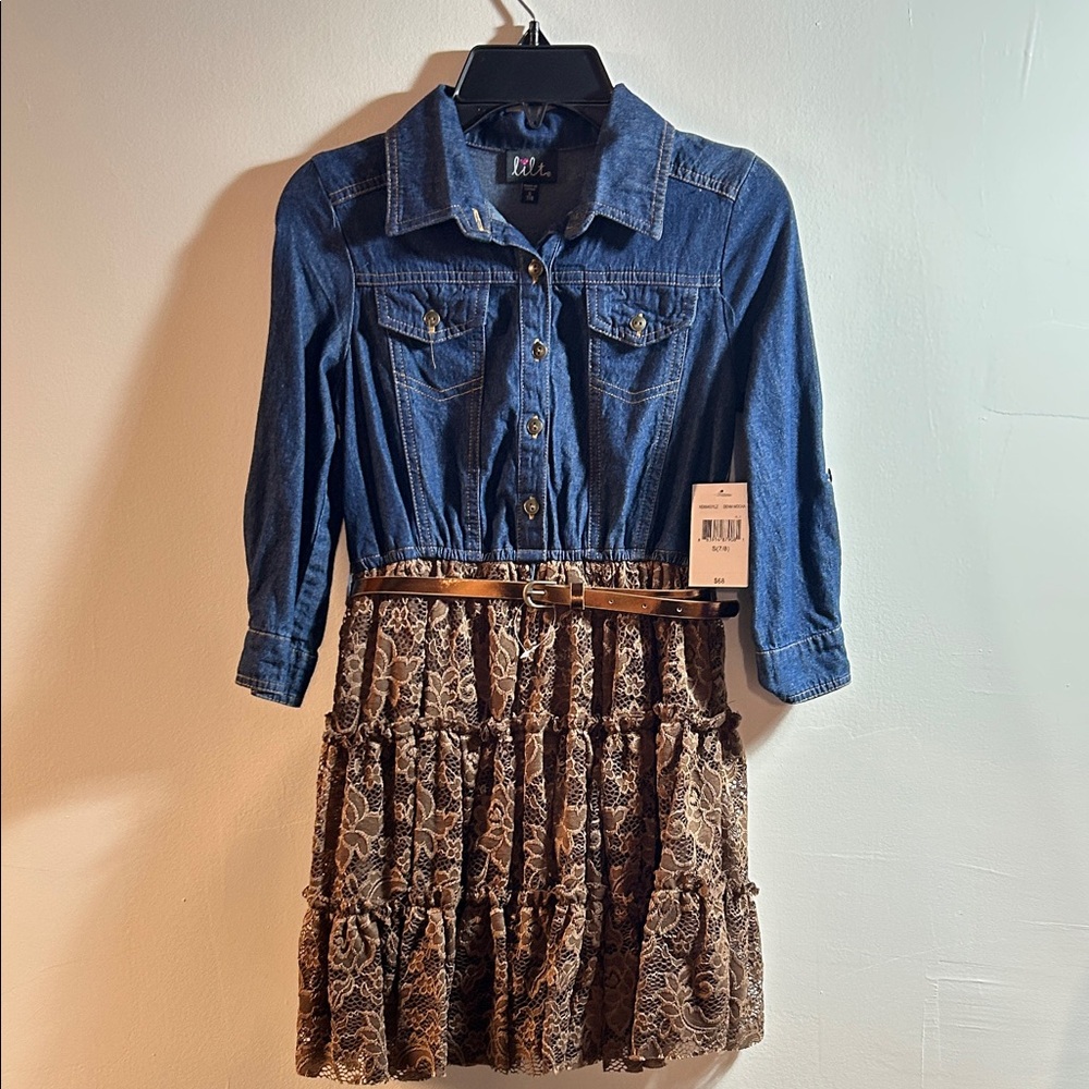Lilt Blue Denim‎ Top